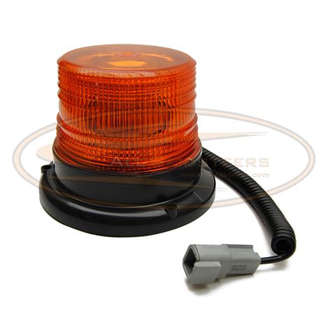 skid steer strobe lights|LED Magnetic Beacon Strobe Light for Bobcat® Skid Steers.